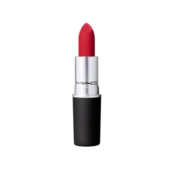 MAC Cximal Silky Matte Lipstick 607 Lady Danger Vivid Bright Coral Red NEW .12oz - Picture 2 of 6